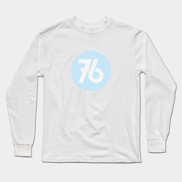 76-blue Long Sleeve T-Shirt by bembureda